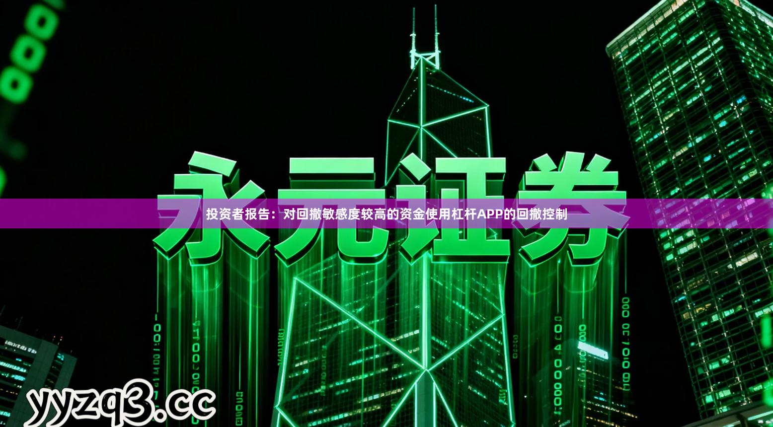 投资者报告：对回撤敏感度较高的资金使用杠杆APP的回撤控制