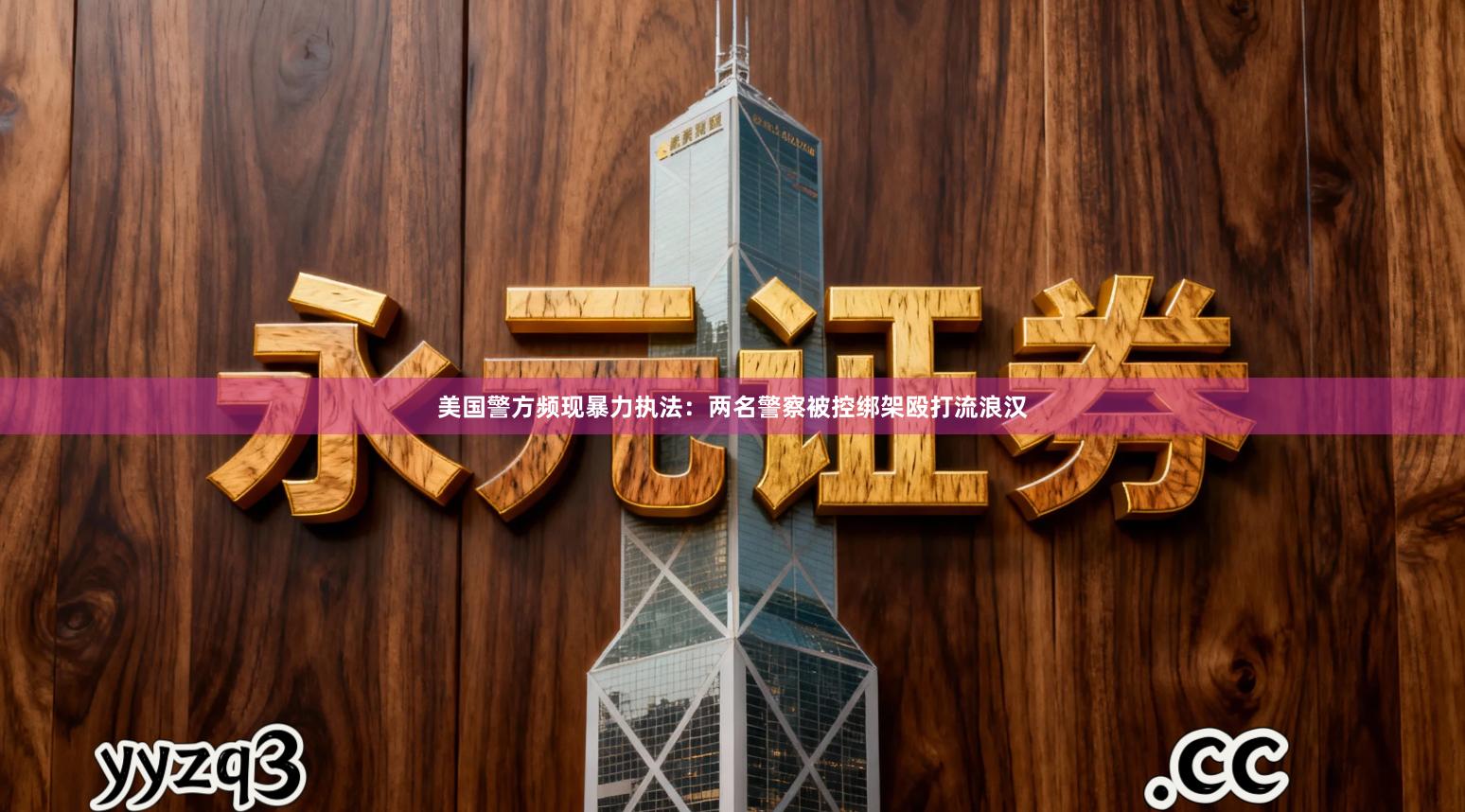 美国警方频现暴力执法：两名警察被控绑架殴打流浪汉